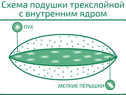 Подушка Nature’S-Natura Sanat Для мужчин 70х70