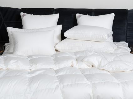 Подушка German Grass King Down Grass трехкамерная 3D с бортиком средняя 50х90