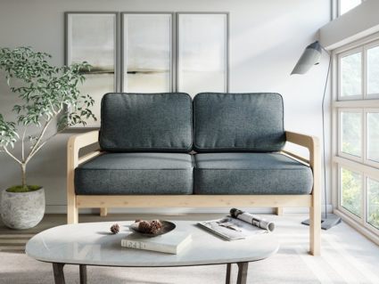 Диван Арско Бергер Мини двухместный серый