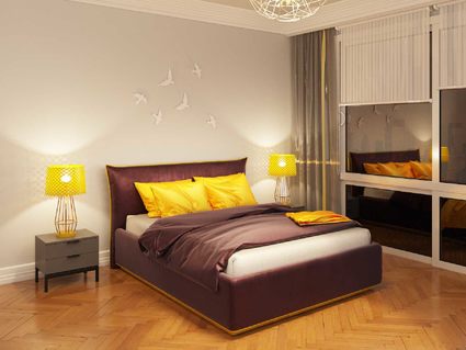 Кровать Nuvola Sicilia Next 103 (с основанием) 120х190