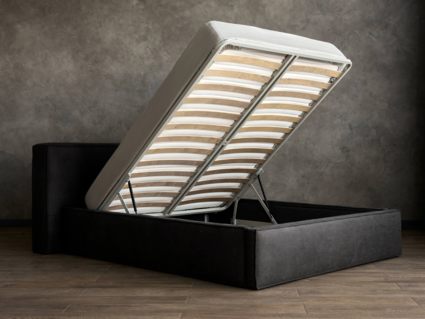Кровать Сонум Europa Рогожка Мокко (с подъемным механизмом) 90х200