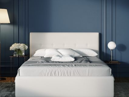 Кровать Nuvola Bianco Bravo cream (с подъемным механизмом)