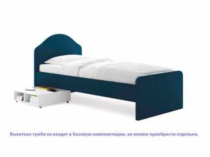 Кровать Сонум Emma Кашемир серый 140х200