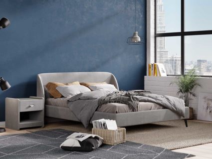 Кровать Сонум Rosa Кашемир Серый 160х200