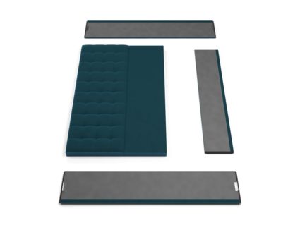 Кровать Lonax Аврора велюр Dolly-3 180х195