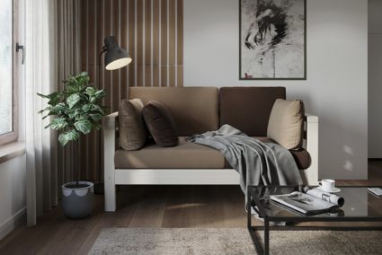 Диван Арско Домино Мини двухместный коричневый