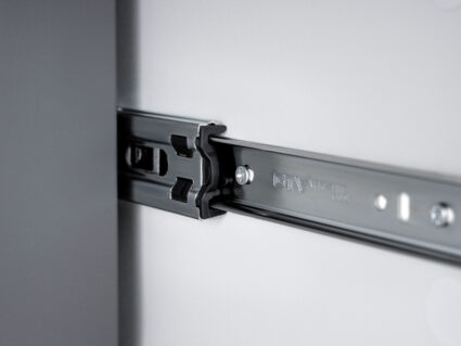 Тумба Гуд Лакк Сага 2 ящика серая 41х90