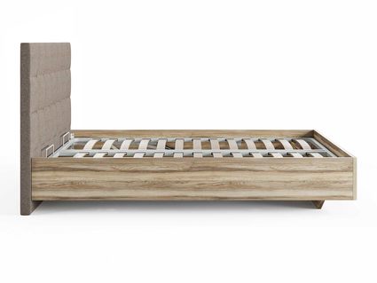 Кровать Сонум Luiza Ясень Ориноко + Кашемир Бежевый 120х200