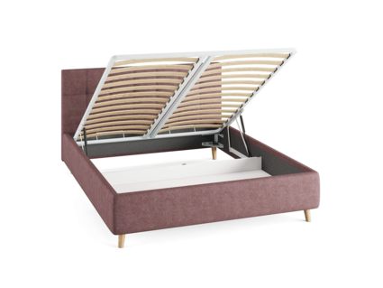 Кровать Сонум Bella Рогожка Льняная (с подъемным механизмом) 90х190