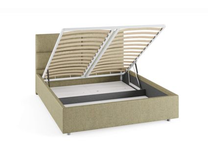 Кровать Сонум Omega Кашемир Бежевый (с подъемным механизмом) 120х200