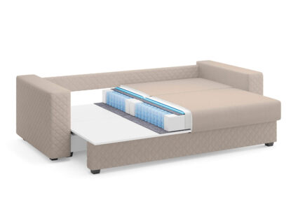 Диван Сонум Denver Тедди сиреневый Длина 242 см