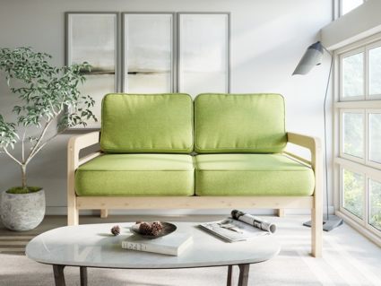 Диван Арско Бергер Мини двухместный салатовый