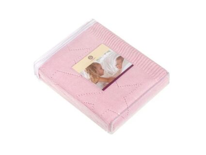 Плед Luxberry SELF STARS розовый 100х150