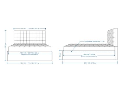 Кровать Lonax Аврора велюр Dolly-1 (с подъемным механизмом) 200х195