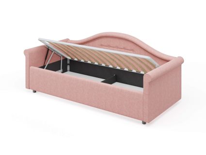 Кровать Сонум Maria Кашемир Бежевый (с подъемным механизмом) 90х190