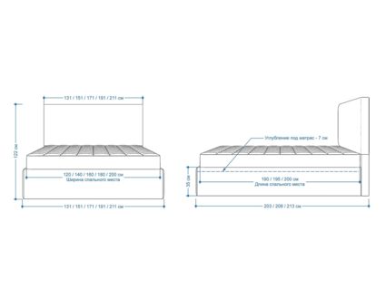 Кровать Lonax Фелиса велюр Dolly-1 (с подъемным механизмом) 200х200