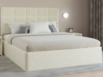 Кровать Lonax Адель велюр Dolly-13 (с основанием) 200х200