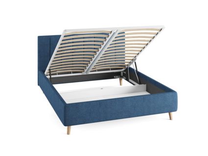 Кровать Сонум Alma Кашемир Серый (с подъемным механизмом) 120х200