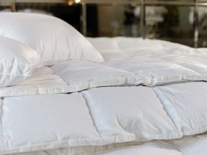 Одеяло German Grass White Familie Down теплое 220х240