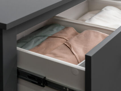 Комод Гуд Лакк Сага серый 51х92