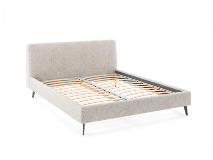 Кровать Сонум Boston Микровелюр кремовый