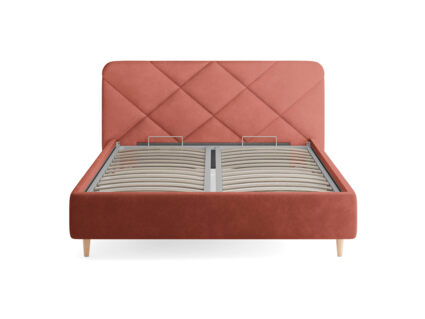 Кровать Сонум Taylor Фултон серый (с подъемным механизмом) 140х200