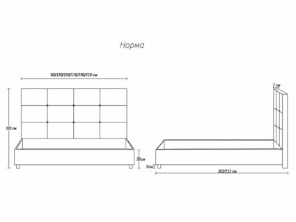Кровать Димакс Норма Агат с подъемным механизмом