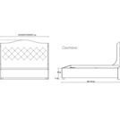Кровать Димакс Сантана Крем 120х190