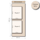 Кровать Mr.Mattress Site Box экокожа Brown 180х200