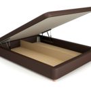 Кровать Mr.Mattress Flip Box экокожа Brown (с подъемным механизмом) 80х190