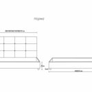 Кровать Димакс Норма Сапфир 120х200