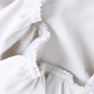 Простыня German Grass Noble Traditions Glace White Grass на резинке 90х200