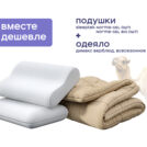 Одеяло Димакс Верблюд всесезонное + подушка Sleeptek Norma-GEL + подушка Sleeptek Norma-GEL BIG 172х205